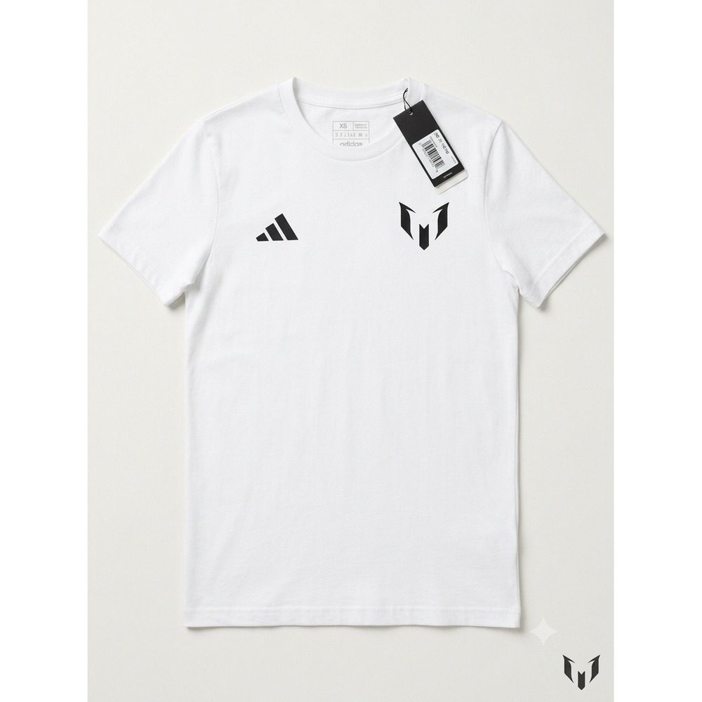 Adidas Lionel Messi Inter Miami CF Bienvenido a Miami T-Shirt White Mens XS